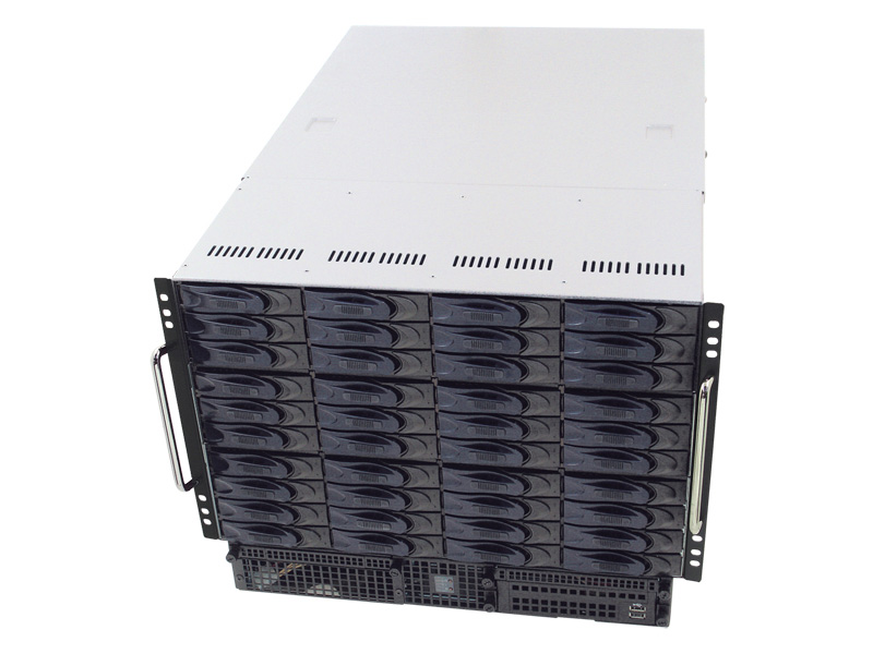 AIC RMC8E2-RI-XPSM, 8U RM, 40x HS+2x HS/Rear Facing SATA Bays, w/3+1 1350W EPS