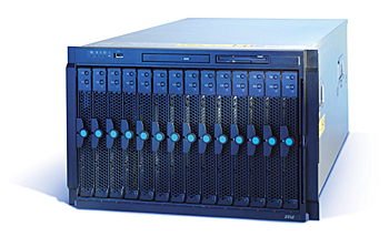 Intel SBCE, 14x Blade Slots, 2x HS Management/4x HS Switch Modules Bays, 2x 2000W, 7U RM Chassis