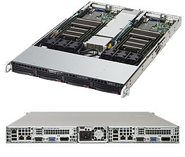Super Twin®(2xNodes) E5-2600v4 1U Server