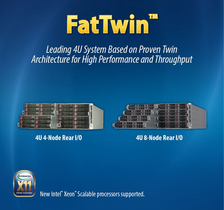 Super FatTwin(8xNodes)+2.5 Scalable Server