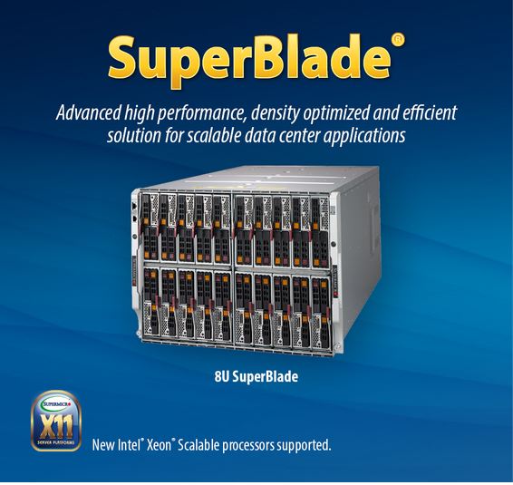 SuperBlade® 20x Nodes/Dual Scalable Server