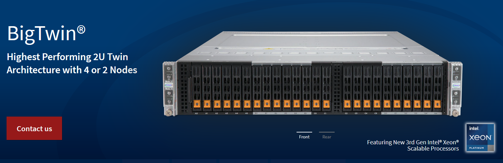 Super BigTwin(4xNode) 3rdGen Scalable+3.5" Server