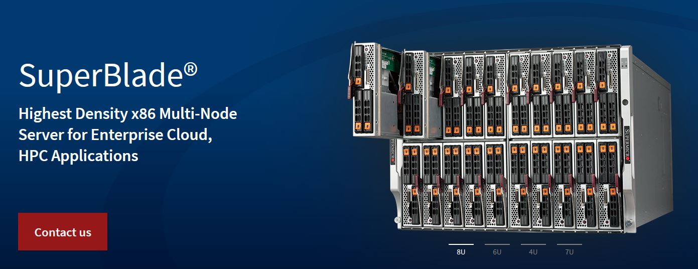 SuperBlade® 20x Nodes/3rdGen Scalable Server