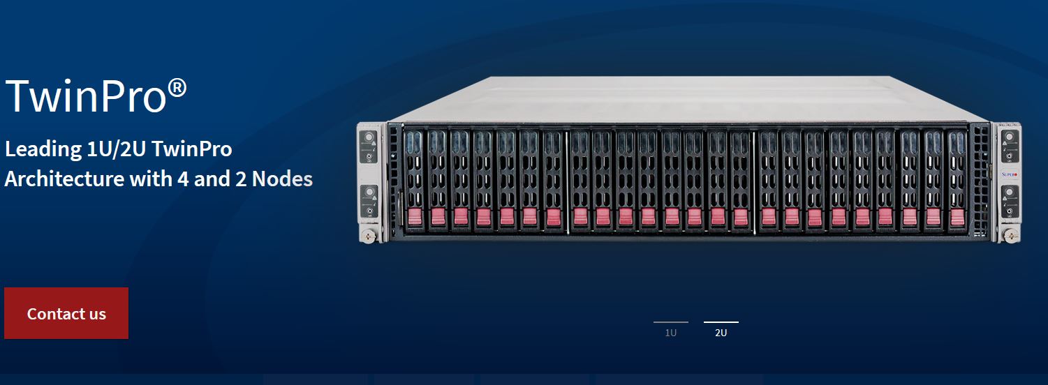 Super TwinPro(4xNode) 3rdGen Scalable+2.5" Server