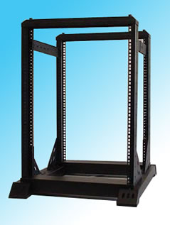 RACK-15U-FR, 15U Frame rack, 22" deep, black