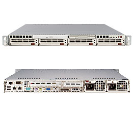 Super 1020P-TR, Dual AMD/Dual-Core, Video, 2x GB Lan, 4x HS SATA+Raid, DDR(16GB), 1U RM, 700W(1+1)